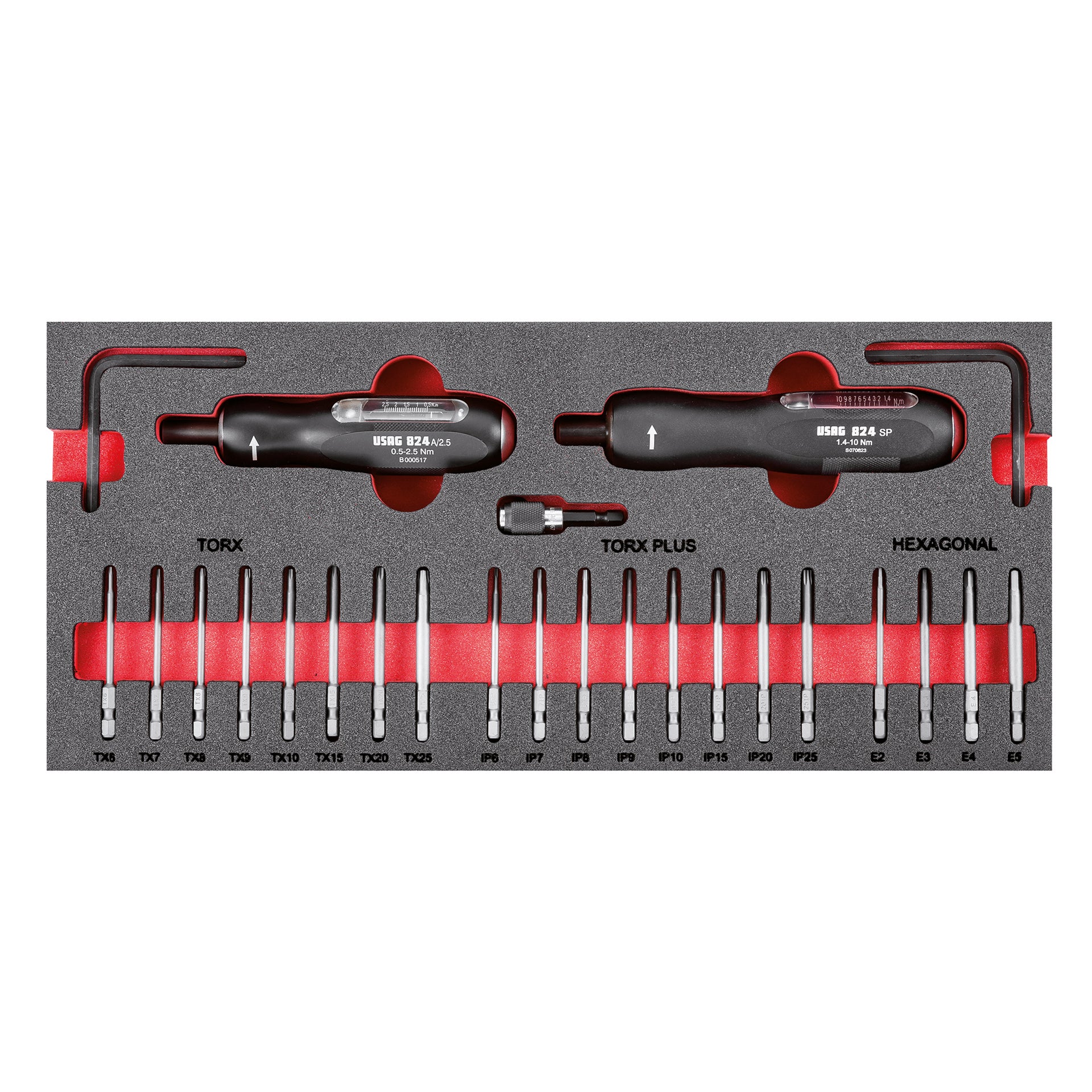 Assorted two-tone sponge module (23 pcs) | 519 M 824SK23 | Usag - U05190977 Assorted two-tone sponge module (23 pcs) | 519 M 824SK23 | Usag - U05190977